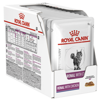 Pate cho mèo hỗ trợ chức năng thận Royal Canin Renal With Chicken 85g