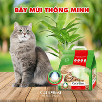 Cát vệ sinh hữu cơ vón cục cho mèo khử mùi & vi trùng Cat's Best Original 10L