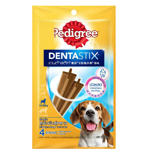 Bánh xương chăm sóc răng cho chó giống trung Pedigree Dentastix  98g