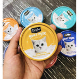 Pate sữa dê KitCat cá ngừ trắng và cá hun khói 70g