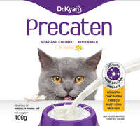 Sữa bột cho mèo Dr.Kyan Precaten lon 400g hương vanilla